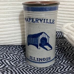 Naperville Illinois Ceramic Vase